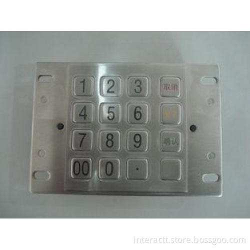 ZT598M Asian Styles Stainless Steel IP65 PCI EPP For Public